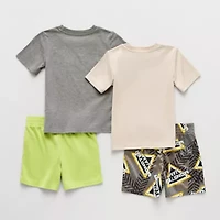 Toddler Boys Monster Jam 4-pc. Short Set
