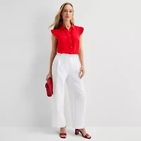 Liz Claiborne Womens Sleeveless Blouse
