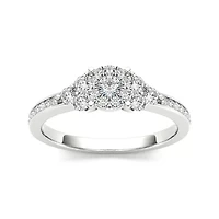 CT.T.W. Natural Diamond 10K Gold Engagement Ring