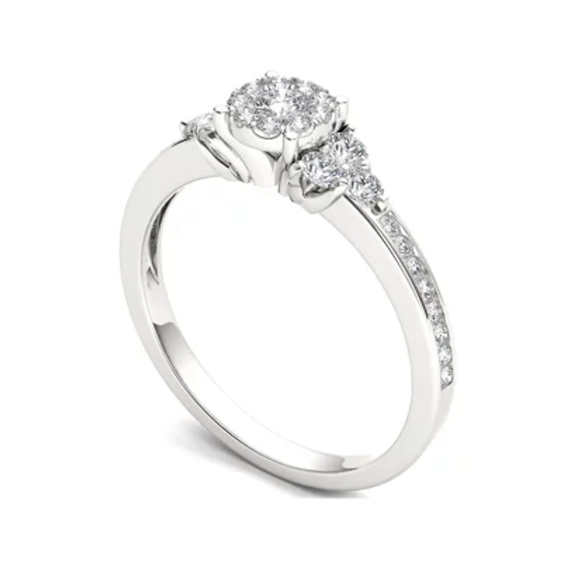CT.T.W. Natural Diamond 10K Gold Engagement Ring