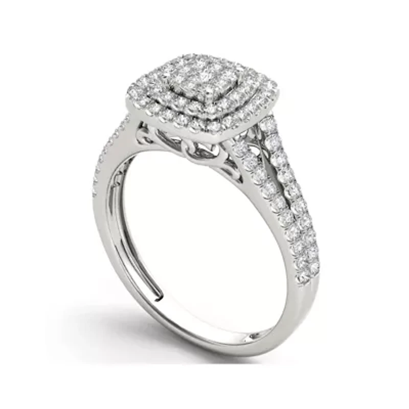1/2 CT.T.W. Natural Diamond 10K Gold Engagement Ring