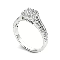 CT.T.W. Natural Diamond 10K Yellow Gold Engagement Ring