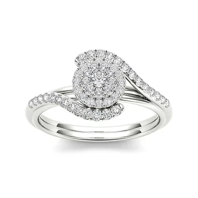 3/8 CT. T.W. Diamond 10K Gold Engagement Ring