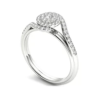 3/8 CT. T.W. Diamond 10K Gold Engagement Ring
