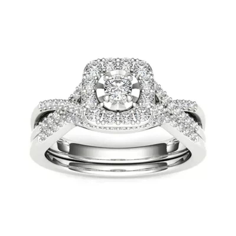 3/8 CT. T.W. Diamond 10K Gold Engagement Ring