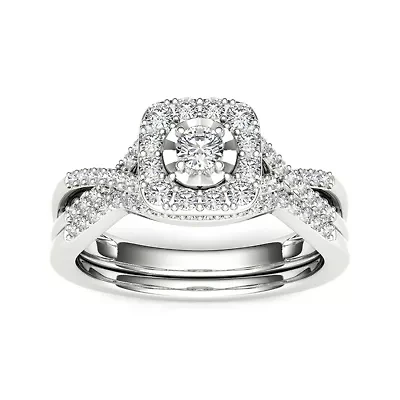 3/8 CT. T.W. Diamond 10K Gold Engagement Ring