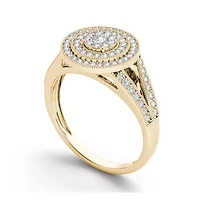 1/2 CT. T.W. Diamond 10K Yellow Gold Engagement Ring