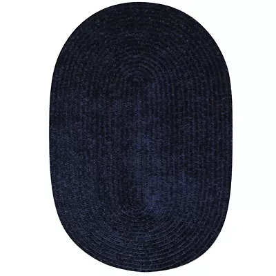 Better Trends Chenille Braid Oval Accent Rug