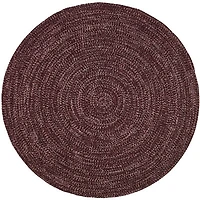 Better Trends Chenille Braid Round Rug