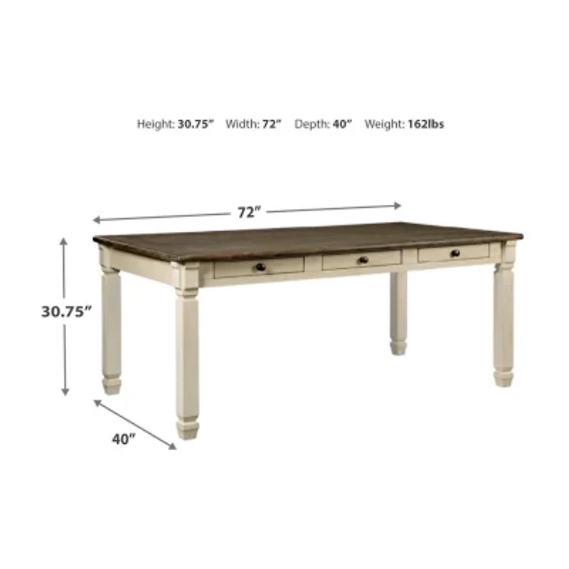 Signature Design by Ashley® Roanoke 5-Piece Rectangular Dining Set
