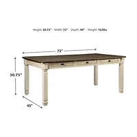 Signature Design by Ashley® Roanoke 5-Piece Rectangular Dining Set