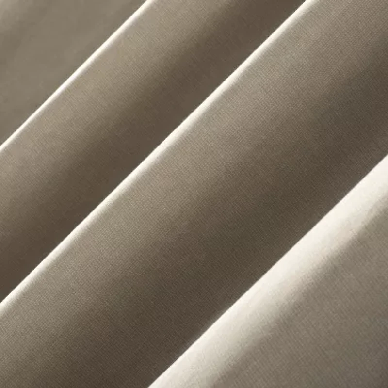 Sun Zero Duran Grommet Top Energy Saving 100% Blackout Single Curtain Panel