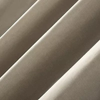 Sun Zero Duran Grommet Top Energy Saving 100% Blackout Single Curtain Panel