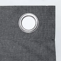 Sun Zero Duran Grommet Top Energy Saving 100% Blackout Single Curtain Panel