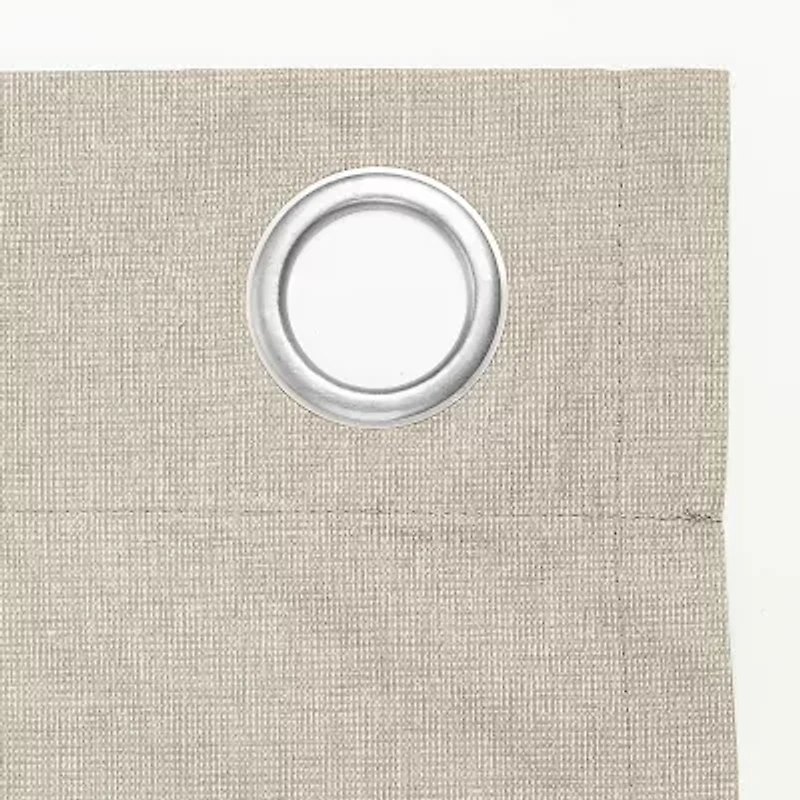 Sun Zero Duran Grommet Top Energy Saving 100% Blackout Single Curtain Panel