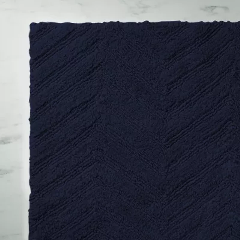 Fieldcrest Luxury Sculpted Reversible Bath Rug