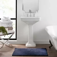 Fieldcrest Luxury Sculpted Reversible Bath Rug