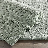 Fieldcrest Luxury Sculpted Reversible Bath Rug