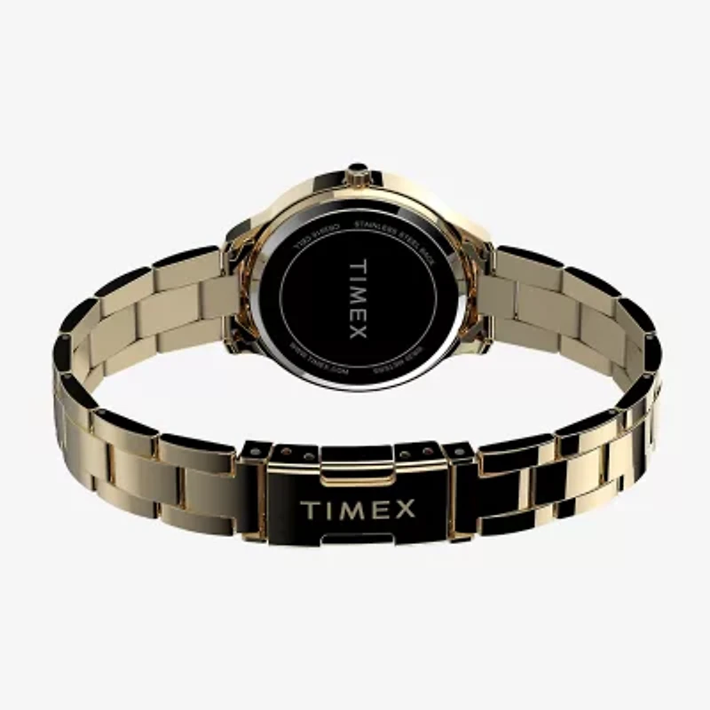 Timex Womens Gold Tone Stainless Steel Bracelet Watch Tw2v36000ji
