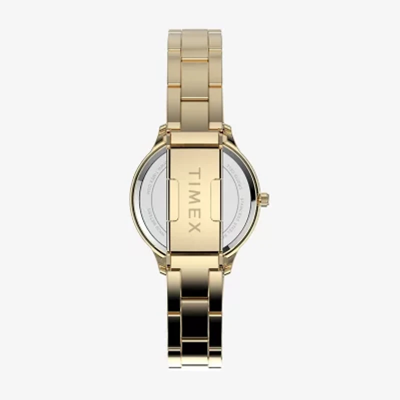 Timex Womens Gold Tone Stainless Steel Bracelet Watch Tw2v36000ji