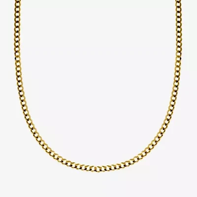 14K Yellow Gold 3.15 MM Curb Necklace