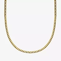 14K Yellow Gold 3.15 MM Curb Necklace