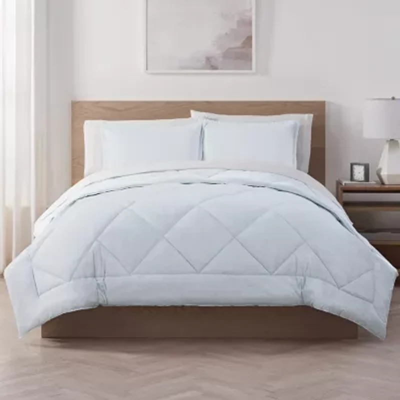 Serta® Supersoft Cooling Midweight Comforter Set