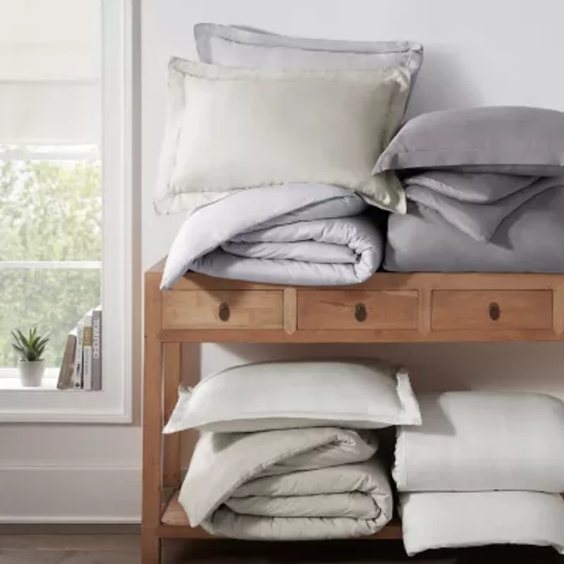 Serta Zen Rest Rayon 3-pc. Duvet Cover Set