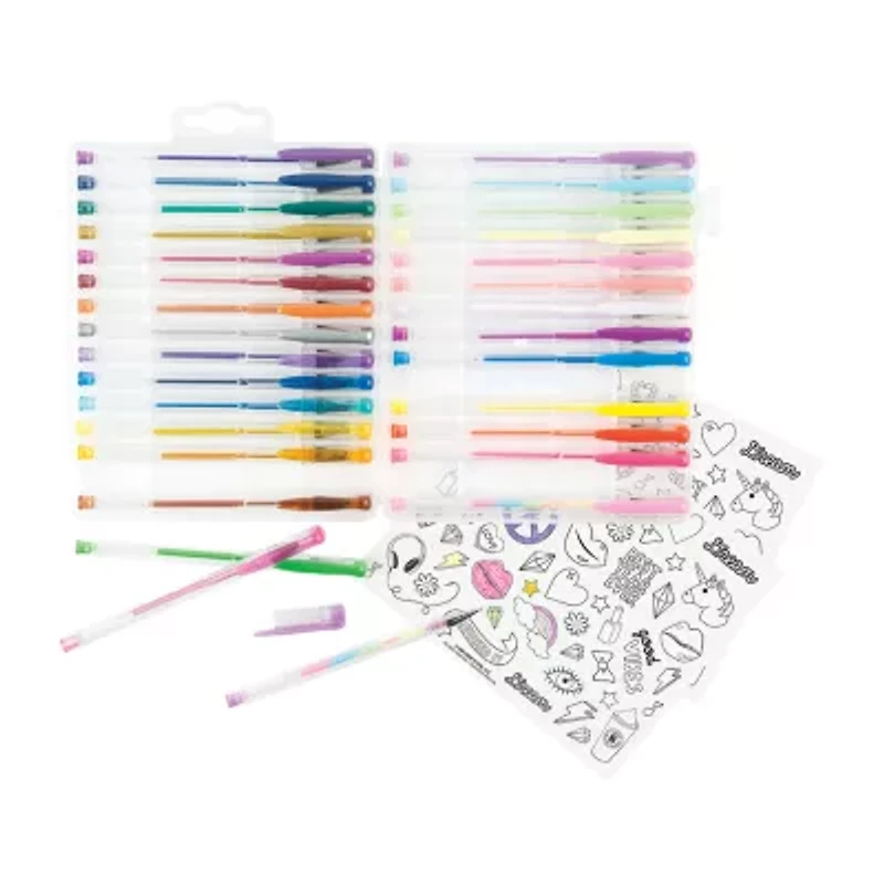 Three Cheers For Girls Gel Pen - 30 Piece Set 30-pc. Craft Kit