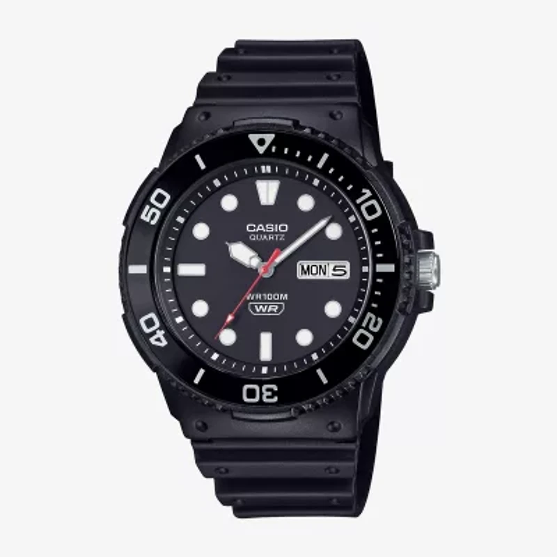 Casio Mens Digital Black Strap Watch Mrw230h-1e1v