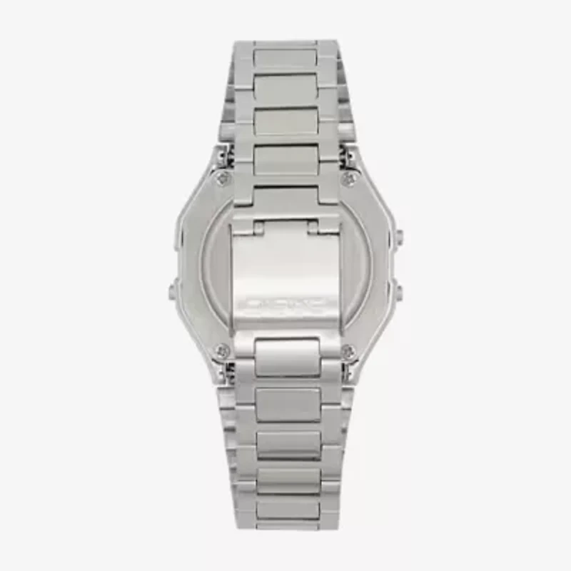Casio Mens Digital Silver Tone Stainless Steel Bracelet Watch A158wea-9