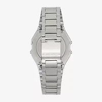 Casio Mens Digital Silver Tone Stainless Steel Bracelet Watch A158wea-9