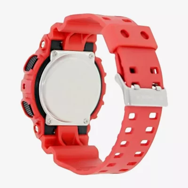 Casio G-Shock Mens Red Strap Watch Ga100b-4a