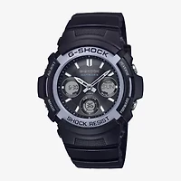 Casio G-Shock Mens Atomic Time Black Strap Watch Awgm100fp1a2