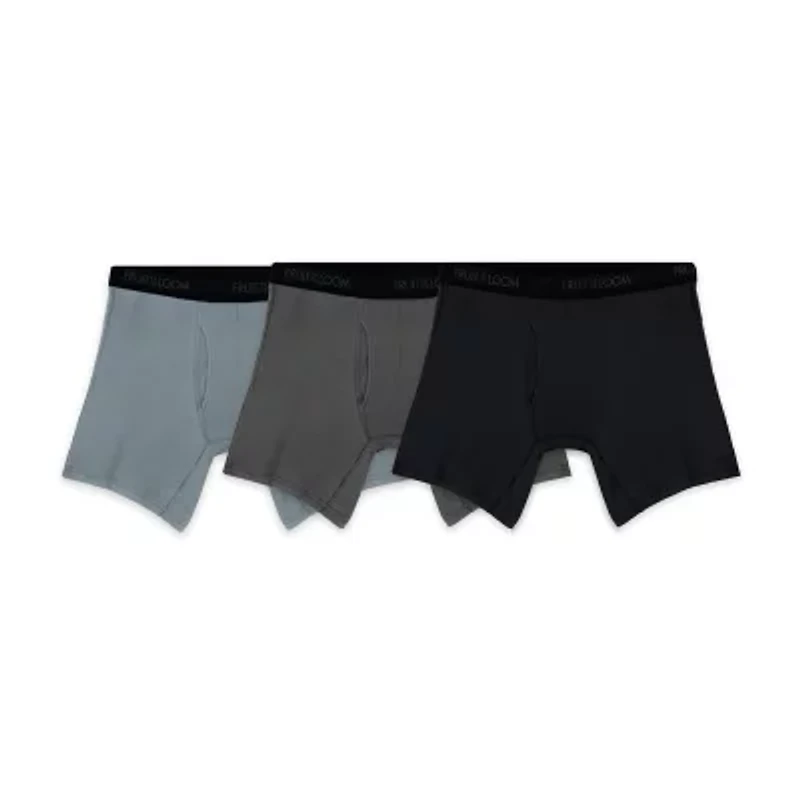 Fruit of the Loom Premium Cotton Stretch Mens 3 Pack Pouch Boxer Briefs 3jcsbb76