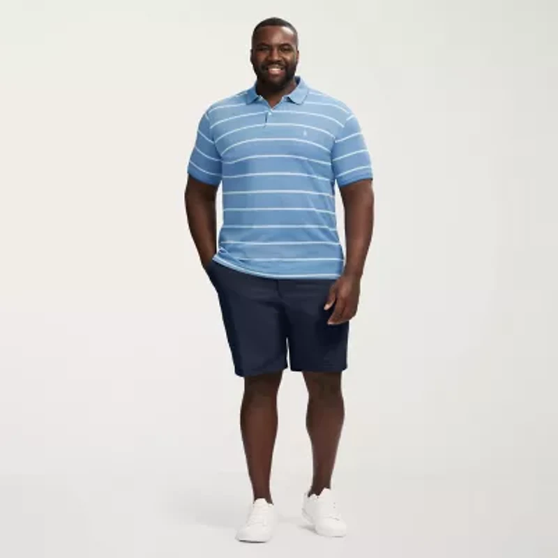 IZOD Traveler Mens 9 1/2" Big and Tall Stretch Fabric Chino Short
