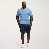 IZOD Traveler Mens 9 1/2" Big and Tall Stretch Fabric Chino Short