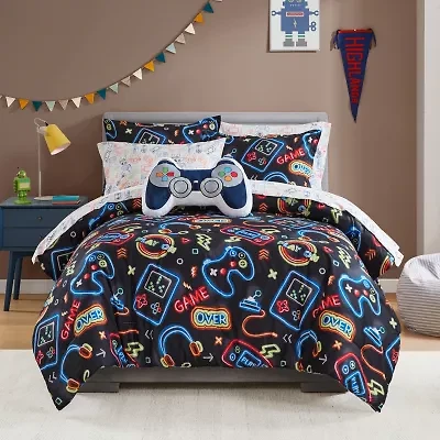 INK+IVY Kids Level Up Complete Bedding Set with Sheets