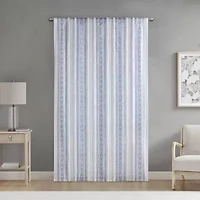 Madison Park Isabella Rod Pocket Back Tab Light-Filtering Single Curtain Panel