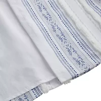 Madison Park Isabella Rod Pocket Back Tab Light-Filtering Single Curtain Panel