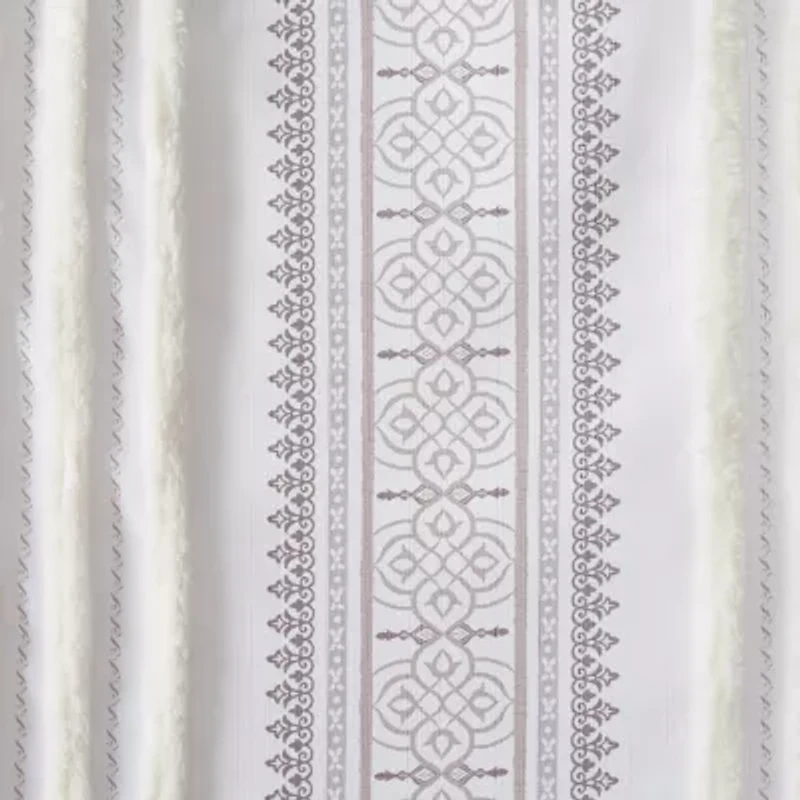 Madison Park Naomi Rod Pocket Back Tab Light-Filtering Single Curtain Panel