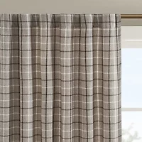 Madison Park Salford Rod Pocket Back Tab Light-Filtering Single Curtain Panel