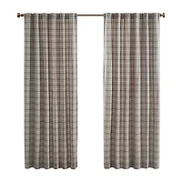 Madison Park Salford Rod Pocket Back Tab Light-Filtering Single Curtain Panel