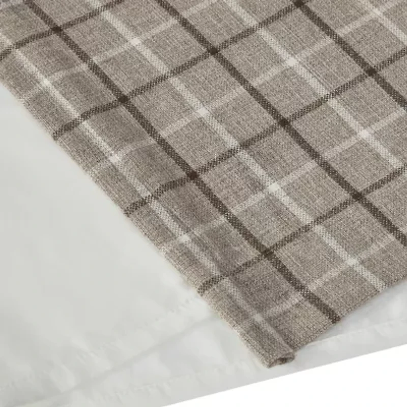 Madison Park Salford Rod Pocket Back Tab Light-Filtering Single Curtain Panel