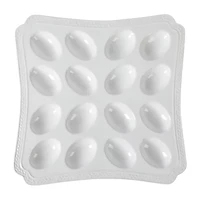 Martha Stewart Square Deviled Egg Stoneware Serving Plate