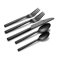 Oneida Chef's Table Black 20-pc. Everyday Flatware Set