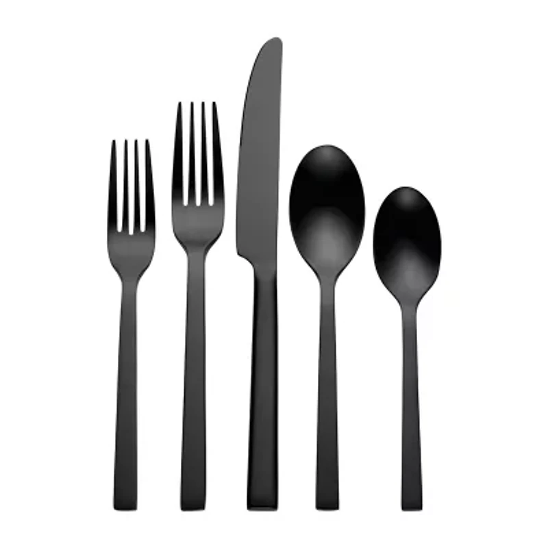 Oneida Chef's Table Black 20-pc. Everyday Flatware Set