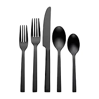 Oneida Chef's Table Black 20-pc. Everyday Flatware Set