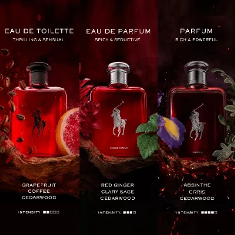 Ralph Lauren Polo Red Eau De Toilette 3-Pc Gift Set ($200 Value)