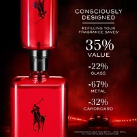 Ralph Lauren Polo Red Eau De Toilette 3-Pc Gift Set ($200 Value)